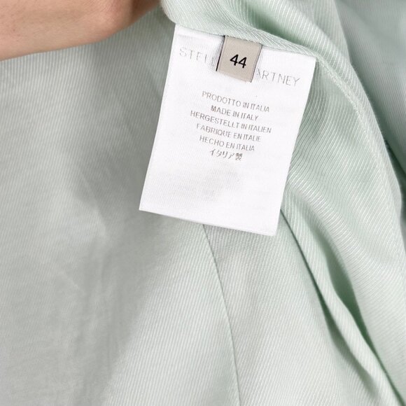 Stella McCartney Mint Green One Button Blazer Jacket - Picture 11 of 12